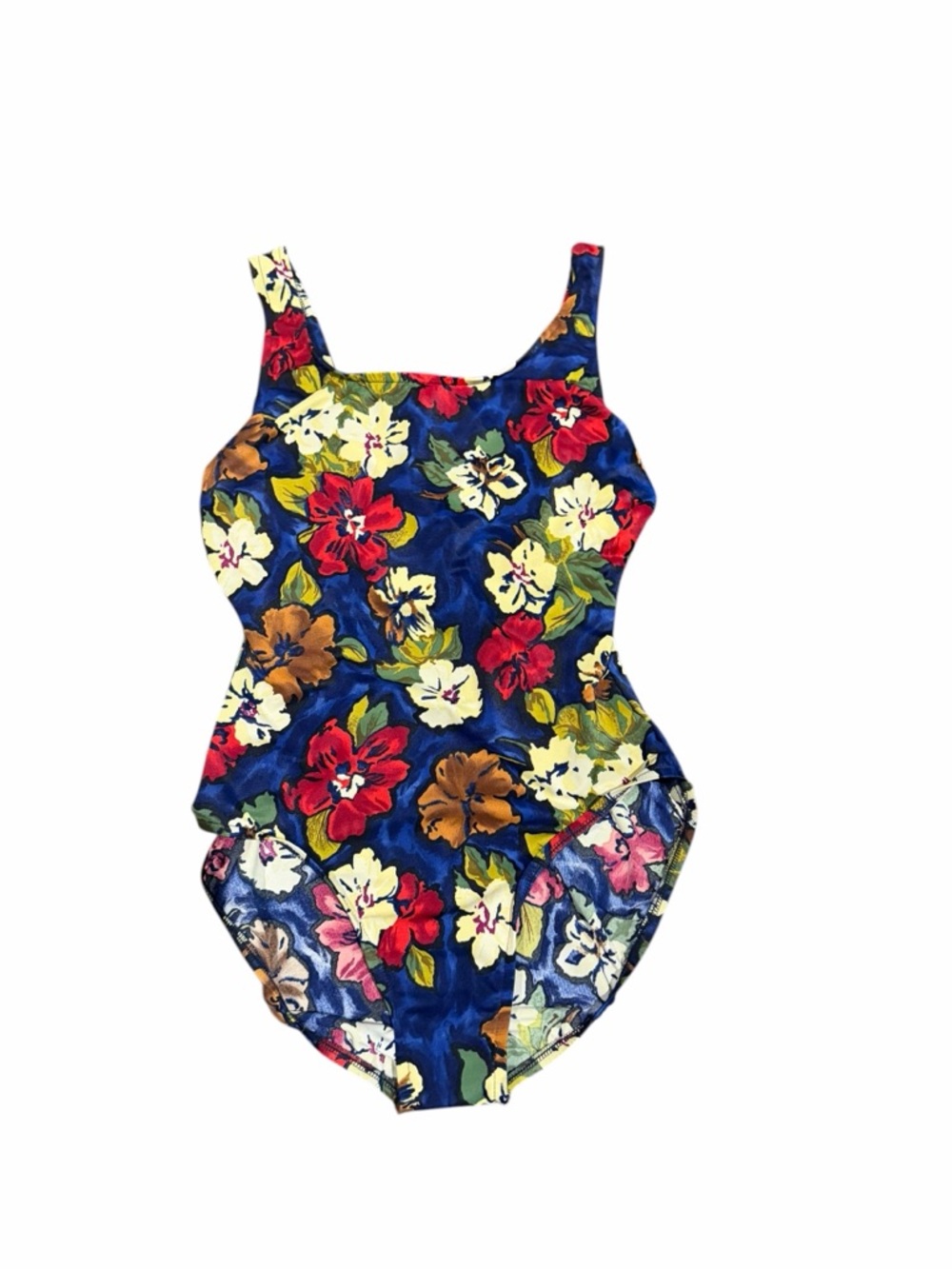 Deadstock Late‎ 80s/Early 90s Jantzen D Cup 1 Piece Floral Swimsuit
